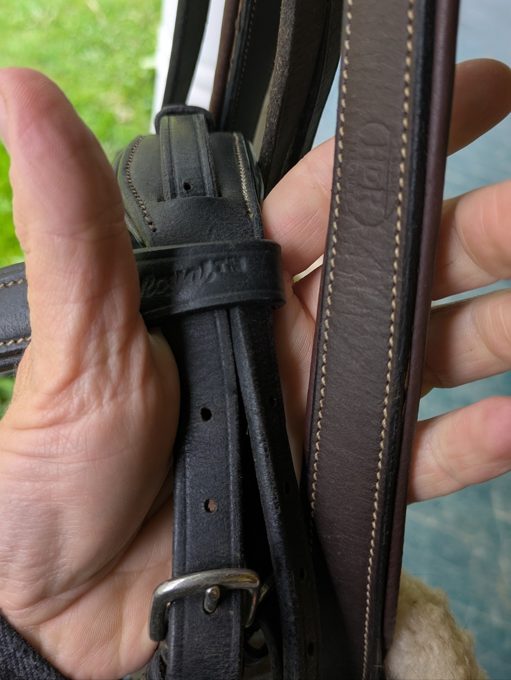 Padded Full Size Black Bridle. No Reins - Picture 5 of 7